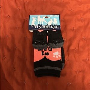 NWT! Cat Mom Matching Sock Set